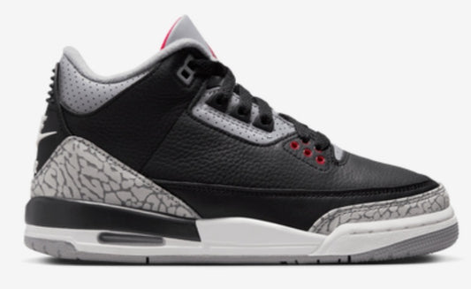 Jordan 3 Black Cement Grade School Preorders (Read Description)